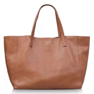 Kurt Geiger Leather Hobo Shoulder Handbag Purse (the Violet Horizontal Tote)